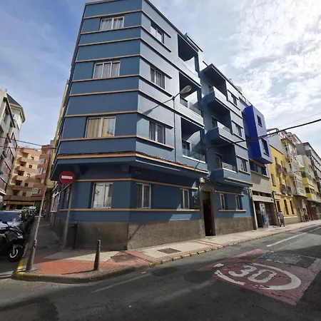 The Blue House Canteras Apartment *